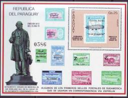 PARAGUAY - LUPOSTA - ROWLAND HILL - ZEPPELINS STAMPS - STAMPS On STAMPS - **MNH - 1979 - Zeppelins