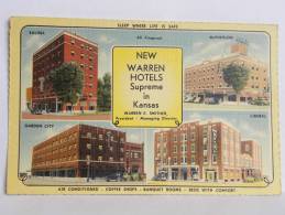 CPSM Etats Unis - New Warren HOTELS Supreme In Kansas - Warren E. SMITHER - Otros & Sin Clasificación