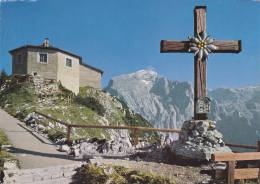 CRISTIAN CROSS WITH EAGLE MOUNTAINS KEHLSTEIN,POSTCARD VERY RARE,PERFECT CONDITION,USED, REPUBLIK OSTRREICH - Monumente