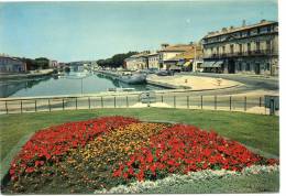 CPSM 30 BEAUCAIRE VUE SUR LE CANAL ET LA VILLE 1971   Grand Format - Beaucaire