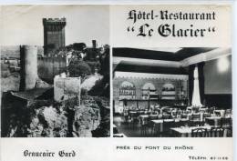 CPSM 30 BEAUCAIRE HOTEL RESTAURANT LE GLACIER 1973   Grand Format - Beaucaire