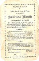 Hour Ancien Curé  Souvenir Pieux 1888 Etat!!!!! - Todesanzeige