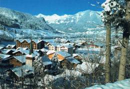 GSTAADT, Mit Waadtländeralpen - Vue Hivernale Sous La Neige - TBE, Carte Neuve, 2 Scans - Gstaad