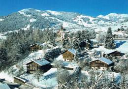GSTAADT-OBERBORT - Hotel Alpina - Rellerli Und Hugeli - Paysage Hivernal Sous La Neige - TBE, Carte Neuve - Gstaad