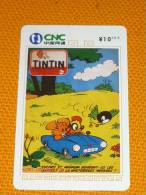 Tin Tin/Car/Voiture/Mouse/Bir D - China Phonecard - Comics