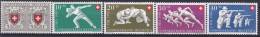 ZWITSERLAND - Michel - 1950 - Nr 545/49 - MNH** - Nuovi