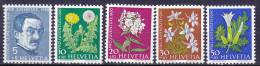 ZWITSERLAND - Michel - 1960 - Nr 722/26 - MNH** - Nuevos