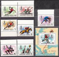 Hungary 1978 Mi# 3433-3439 Bl 142 Sport XXII Olympic Games Moscow MNH * * - Unused Stamps