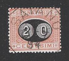 REGNO D'ITALIA - 1890 - Segnatasse Del 1870 Soprastampati - Valore Usato Da 20 Su 1 C. MASCHERINE - In Buone Condizioni. - Taxe