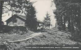 Oregon Warrenton Dining Lodge At Camp Kiwanilong Artvue - Andere & Zonder Classificatie