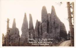 South Dakota Black Hills Custer State Park Needles On The Needles Hiway Real Photo RPPC - Autres & Non Classés