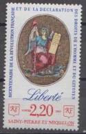 ST.PIERRE & MIQUELON, 1989 , French Revolution Bicent. Mi.571 - MNH (**) - Unused Stamps