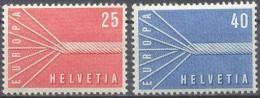 1957 Schweiz / Suisse / Switzerland Europa Zum 332-3 / Mi 646-7 / Sc 363-4 / YT 595-6 Postfisch / Neuf / MNH - 1957