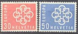 1959 Schweiz / Suisse / Switzerland Zum 347-8 / Mi 679-80 / Sc 374-5 / YT 630-1 Postfisch / Neuf  / MNH - 1959