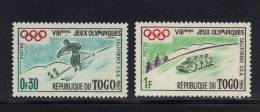 TOGO- Y&T N°300 Et 302 Neufs Sans Charnière ** - Invierno 1960: Squaw Valley