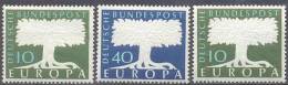 1957 BRD / R.F.A. / FRG  Mi 268-9+94 / Sc 771-2A / YT 140-1; 166 Postfisch / Neuf Sans Charniere / MNH - 1957