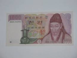1000 Won - COREE DU NORD - The Bank Of Korea - Corea Del Sud