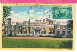 Etats Unis USA ( CM ) Yt 482, Obl HYDE PARK 1950  Home Of Franklin D ROOSEVELT    ( Maximum Card ) - Maximumkaarten