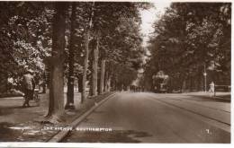 Southampton The Avenue Tram Old Real Photo Postcard - Southampton