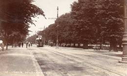 Southampton The Avenue Tram Old Real Photo Postcard - Southampton