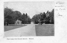 Woburn Park Lodge From Cricket Ground 1900 Postcard - Otros & Sin Clasificación