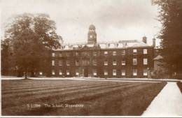 Shrewsbury The School Old Real Photo Postcard - Shropshire