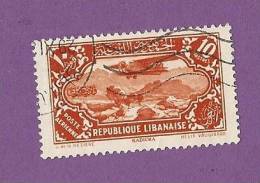 COLONIES FRANCAISES GRAND LIBAN TIMBRE POSTE AERIENNE N° 44 OBLITERE - Andere & Zonder Classificatie