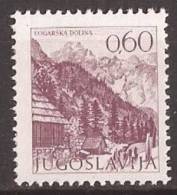 1978 X  2160A  13 1-4   JUGOSLAVIJA SLOVENIJA LOGARSKA DOLINA  ORDINARIA TURISMO OFSET GUM WHITE MAT  MNH - Ungebraucht