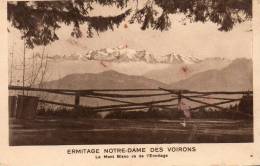 74 Boege Ermitage Notre Dame Des Voirons Le Mont Blanc Vu De L'Ermitage - Boëge