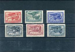 1943-Greece- "Winds (part II)" Airpost Issue- Complete Set MNH - Unused Stamps