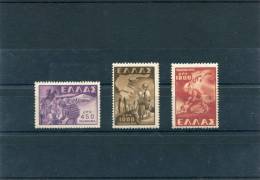 1949-Greece- "Children Abduction" Complete Set MNH (1000dr.+1800dr. Some Foxing) - Unused Stamps