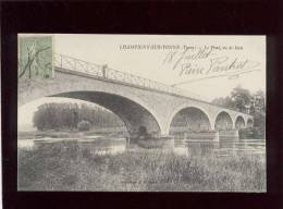 89 Champigny Sur Yonne Le Pont Vu De Biais édit. J.D. Seur - Champigny
