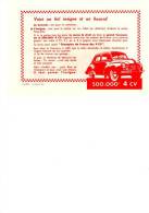 Buvard Renault 500.000 Eme 4 Ch - Automobil