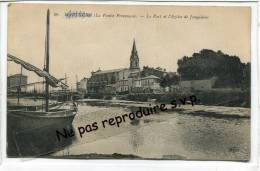 - MARTIGUES - Venise Provençale, Le Port Et L'Eglise De Jonquiéres, Barque, écrite, Bon état, Scans. - Martigues