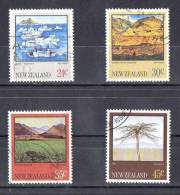 New Zealand 1983 Paintings By Angus Set Of 4 Used - Usati