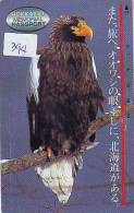 Telecarte JAPON *  OISEAU EAGLE  (394) AIGLE * JAPAN Bird Phonecard  * Vogel * Telefonkarte ADLER * AGUILA * 430-9727 - Arenden & Roofvogels
