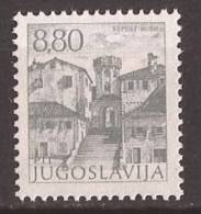 1982 X  2401 B  13 1-4 - 12 1-2  JUGOSLAVIJA MONTENEGRO HERCEG-NOVI   ORDINARIA TURISMO OFSET GUM WHITE MAT  MNH - Unused Stamps
