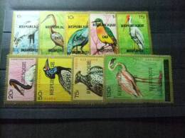 BURUNDI 1967 PAJAROS OISEAUX BIRDS Yvert PA 43 / 51 ** MNH COB 34 / 42 ** MNH - Ungebraucht