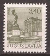 1977 X  2114 B  13 1-4 - 12 1-2  JUGOSLAVIJA  SRBIJA  VRANJE   ORDINARIA TURISMO OFSET GUM WHITE MAT  MNH - Nuevos