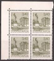 1977 X  2114 B  13 1-4 - 12 1-2  JUGOSLAVIJA  SRBIJA  VRANJE   ORDINARIA TURISMO OFSET GUM WHITE MAT  MNH - Ungebraucht