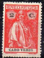 CAPE VERDE 1914 Ceres  2c. - Red   MH - Kapverdische Inseln