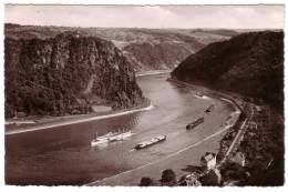 CPSM St GOARSHAUSEN AM RHEIN,  Das Felsen Tal Der Loreley Bei - Loreley