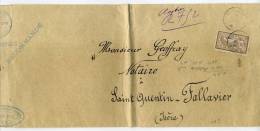 FRANCE - MERSON - N° 120 SUR LR PAPIER D'AFFAIRES, D'AUTUN LE 27/6/1918, POUR L'ISERE - TB - 1900-27 Merson