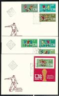 BULGARIA / BULGARIE ~ 1974 - World Football Cup - Munchen´74 - 3 FDC - 1974 – Germania Ovest