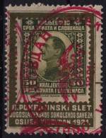 1921 Yugoslavia - Sokol Movement OSIJEK CROATIA - Charity Stamp - Beneficiencia (Sellos De)