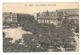 Paris 13ème Arr (75) : Vue Panoramique Sur La Place D'Italie Au Niveau De La Mairie En 1935 (animé). - Arrondissement: 13