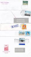 Diverses Lettres Circulées.entre Les Annees 1990 - 2000 Exc: Lot N° 19 - Storia Postale