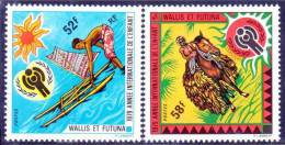 WALLIS Et FUTUNA 1979    Poste Yvert    N° 232 à 233   Neuf  Sans  Charnière Cote 4,90  €uros - Neufs