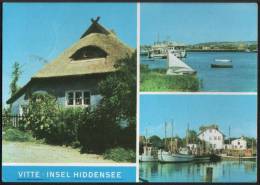 AK Vitte/Hiddensee, Blaue Scheune, Hafen, Gel, 1975 - Hiddensee
