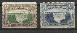 SOUTHERN RHODESIA 1935 - VICTORIA FALLS - CPL. SET - USED OBLITERE GESTEMPELT USADO - Rhodesia Del Sud (...-1964)